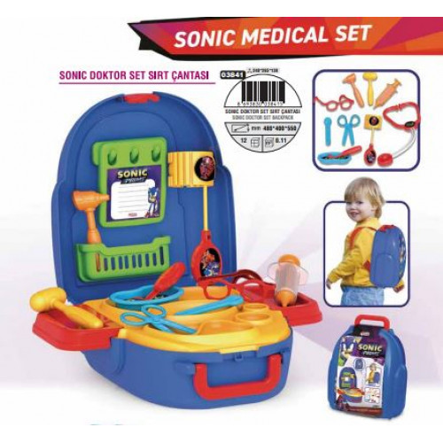 SONIC DOKTOR SET SIRT ÇANTASI