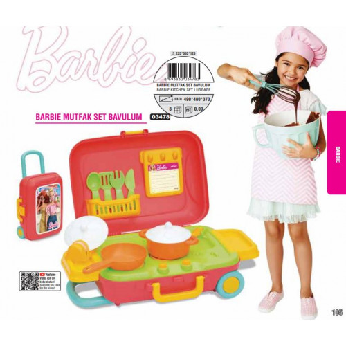 BARBİE MUTFAK SET BAVULUM 