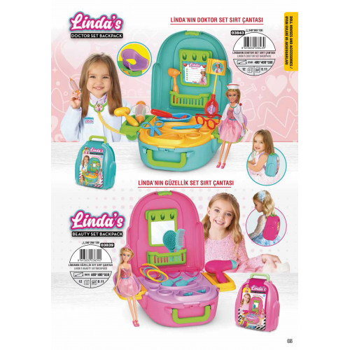 LİNDA'NIN DOKTOR SET SIRT ÇANTASI